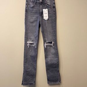 Zara Split Skinny Jeans. Brand new with tags. Size US 4/EUR 36.